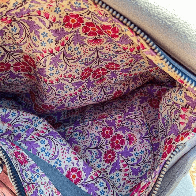 Bolso Bordad con flecos